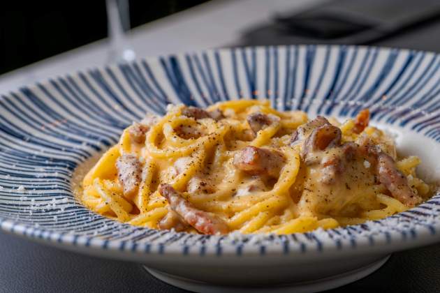 Pasta carbonara. Foto: Pexels Pasta carbonara. Foto: Pexels