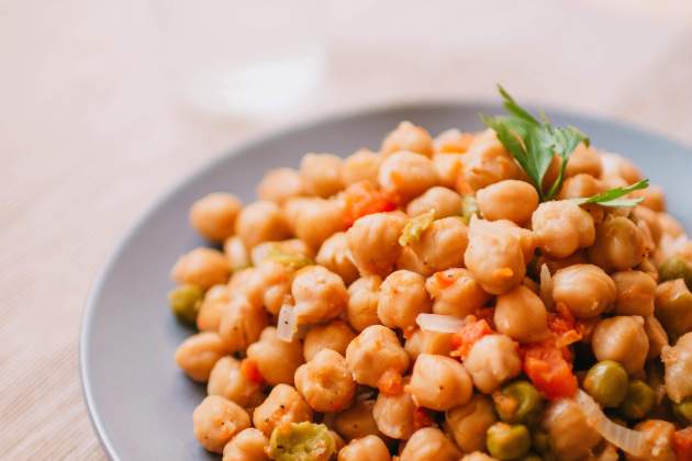 Un plat de cigrons. Foto: Pexels