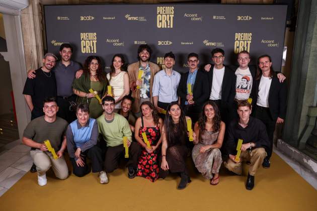 Tots els guanyadors de la segona edició dels Premis Crits / Foto: Christian Bertrand