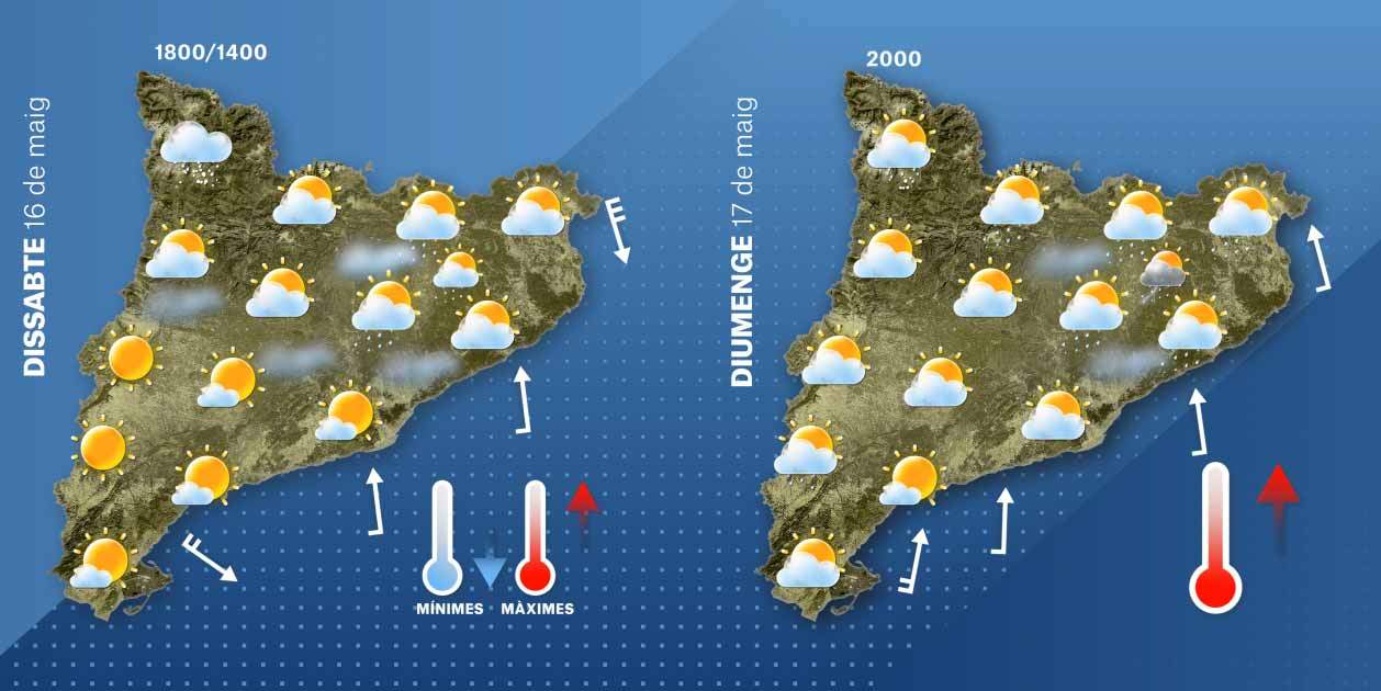 Mapa fin de semana 15 05