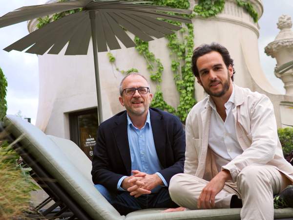 Els gestors d'Aspasios, Ezequiel Salzberg i Jorge Casanovas.