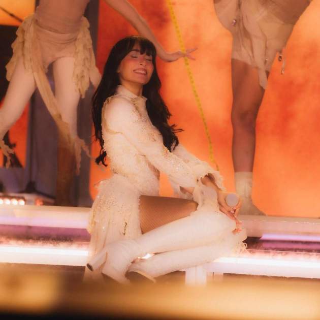 Aitana durante su primer concierto del Cuarto Azul World Tour en Roquetas de Mar / Instagram