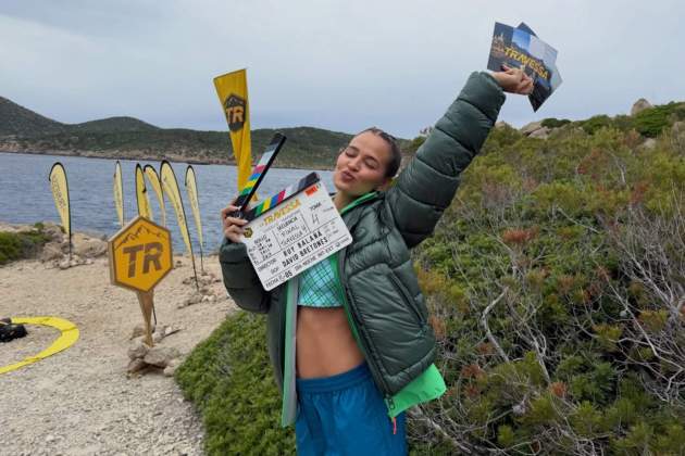 Laura Escanes durant el rodatge de 'La travessa VIP' Instagram Laura Escanes durant el rodatge de 'La travessa VIP' Instagram