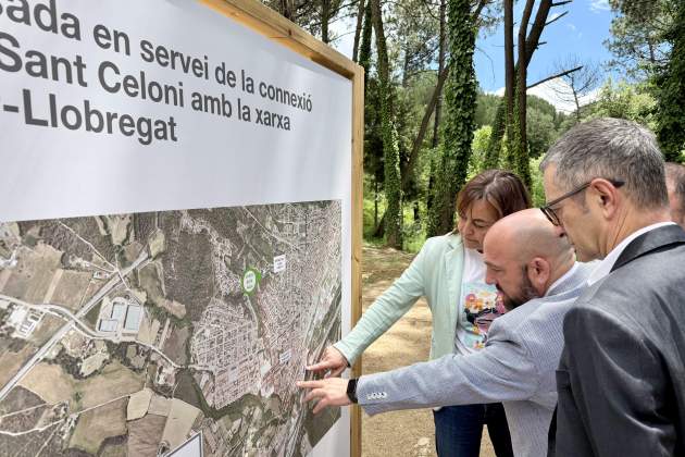 Paneque a la inauguració de la connexió de Sant Celoni a la xarxa d'ATL / ACN Paneque a la inauguració de la connexió de Sant Celoni a la xarxa d'ATL / ACN