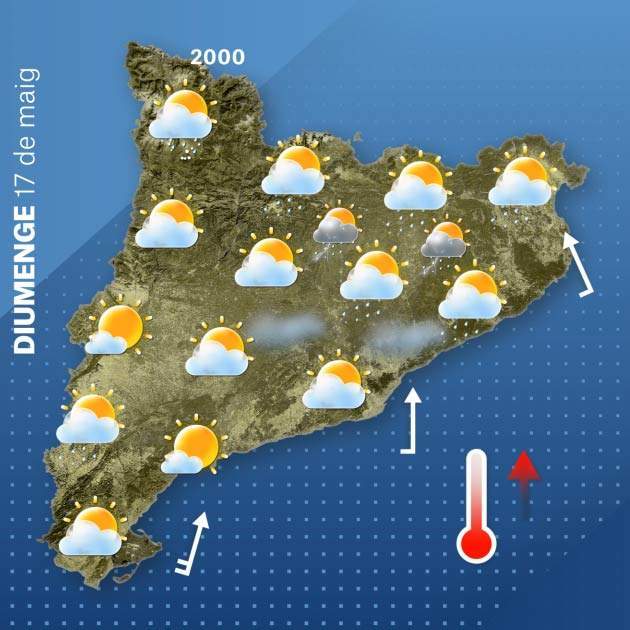 Mapa Catalunya diumenge 16-05 Mapa Catalunya diumenge 16-05