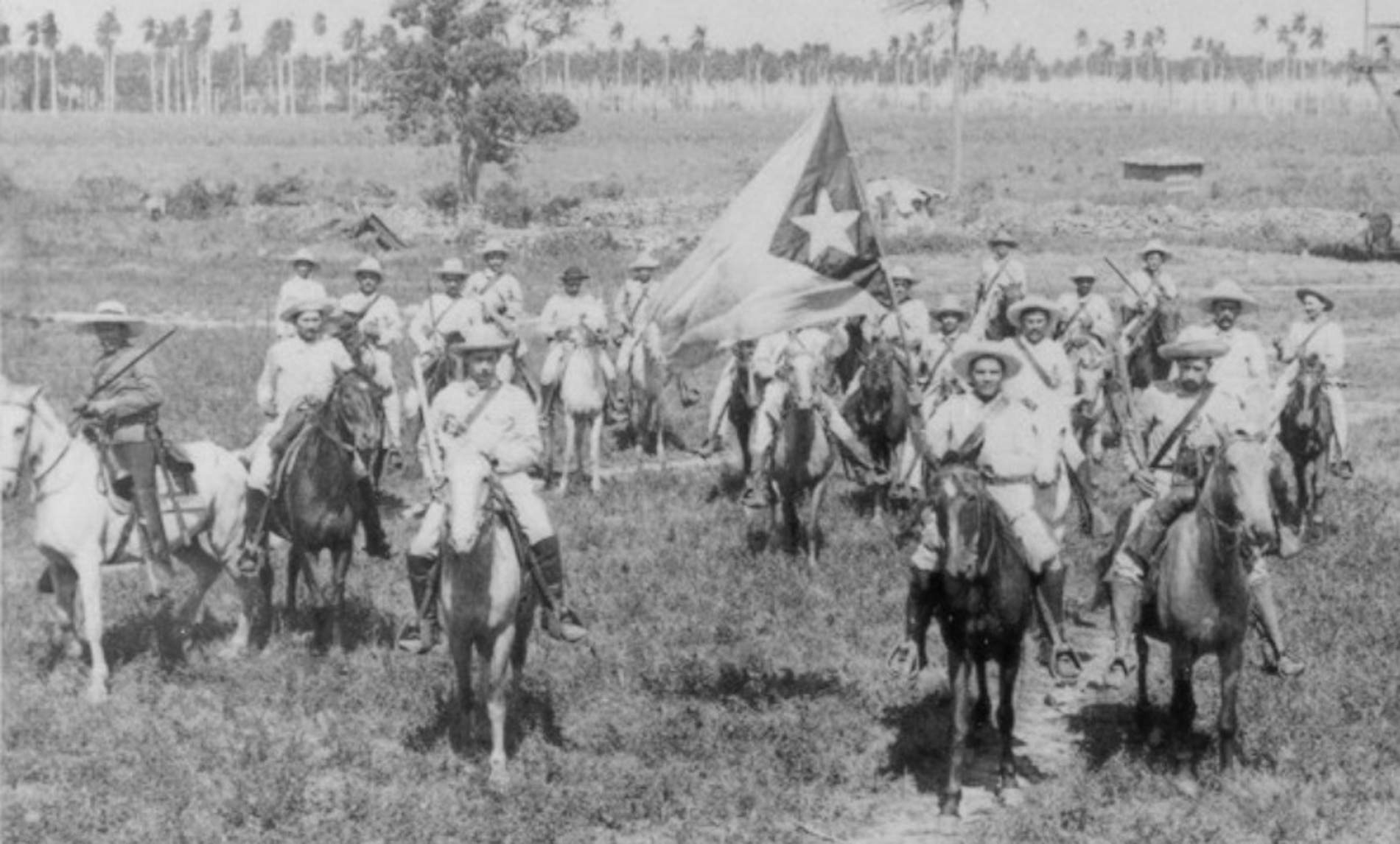 Destacament de cavalleria de l'Exercit Independentista Mambí (1898). Font Ministeri de Cultura de Cuba