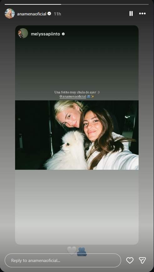Melyssa Pinto publica una foto amb Ana Mena / Instagram