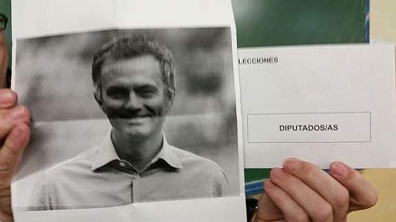 Mourinho a les eleccions andaluses