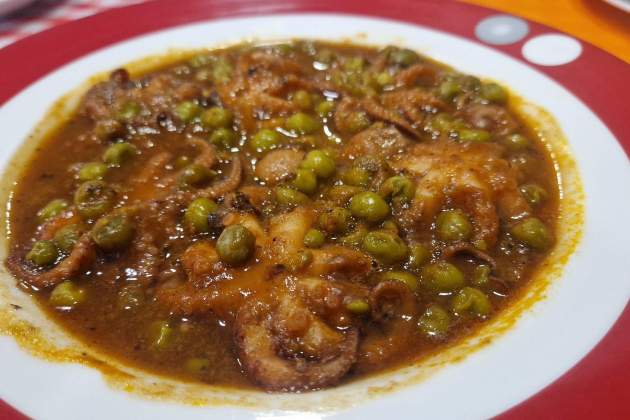 Popets amb suc del Bar Casa Roso Foto. / Foto: Esmorzarsdeforquilla.cat