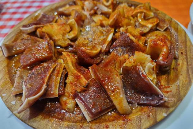 Orella a la gallega del Bar Casa Roso. / Foto: Esmorzarsdeforquilla.cat