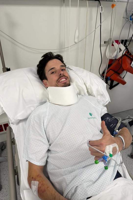 Alex Márquez a l'hospital / Instagram