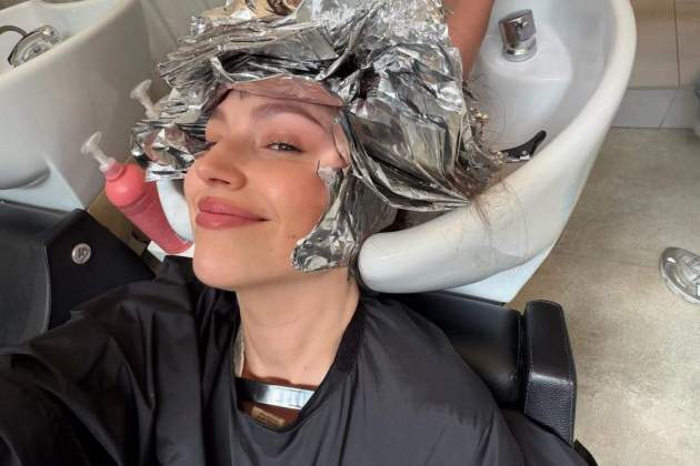 Úrsula Corberó a la perruqueria / Instagram