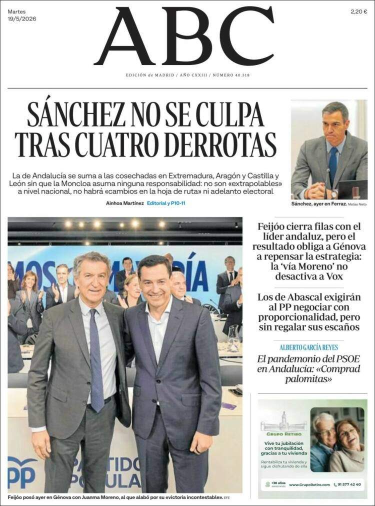 'ABC', 19 de maig de 2026