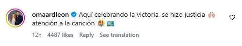 Algunos de los comentarios de la última publicación de Shakira / Instagram Algunos de los comentarios de la última publicación de Shakira / Instagram