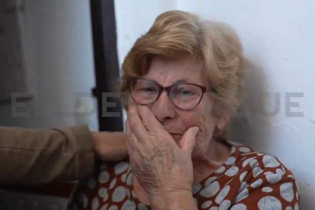 L'àvia de Fermín molt emocionada / El Desmarque 