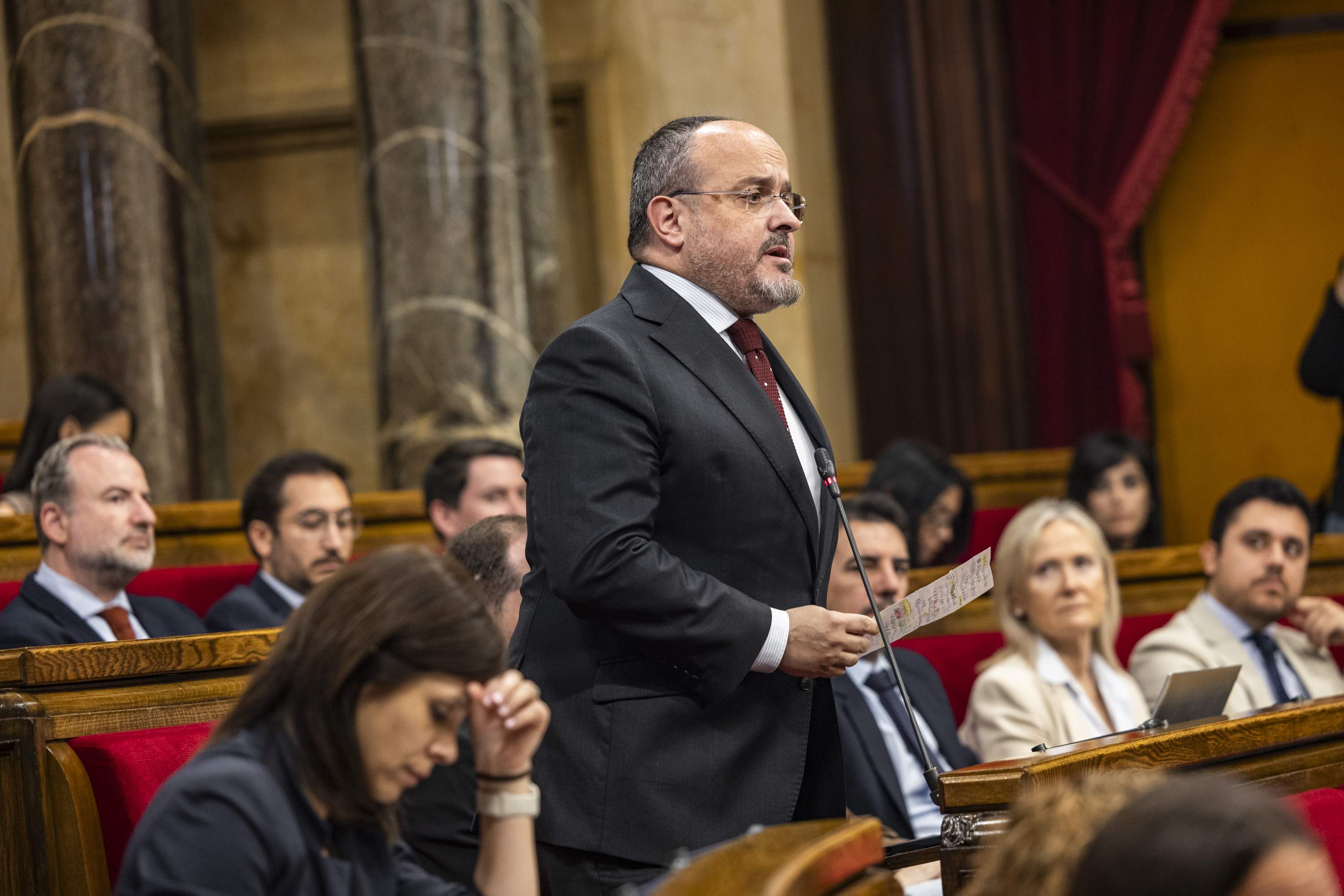 Ple Parlament, educació i pressupostos, alejandro fernández PP / Foto: Carlos Baglietto