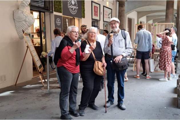 3. Pàdua. Via Roma. Tastant el gelats de la Portogallo, la gelateria mérs premiada del món. Font Marc Pons