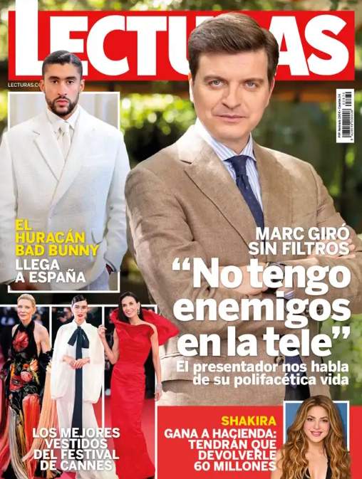 Marc Giró a la portada del 'Lecturas' Marc Giró a la portada del 'Lecturas'