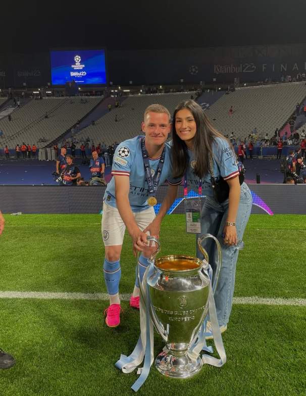 Sergio Gómez i Andrea Gropero, en l'etapa d'ell al Manchester City IG Sergio Gómez i Andrea Gropero, en l'etapa d'ell al Manchester City IG