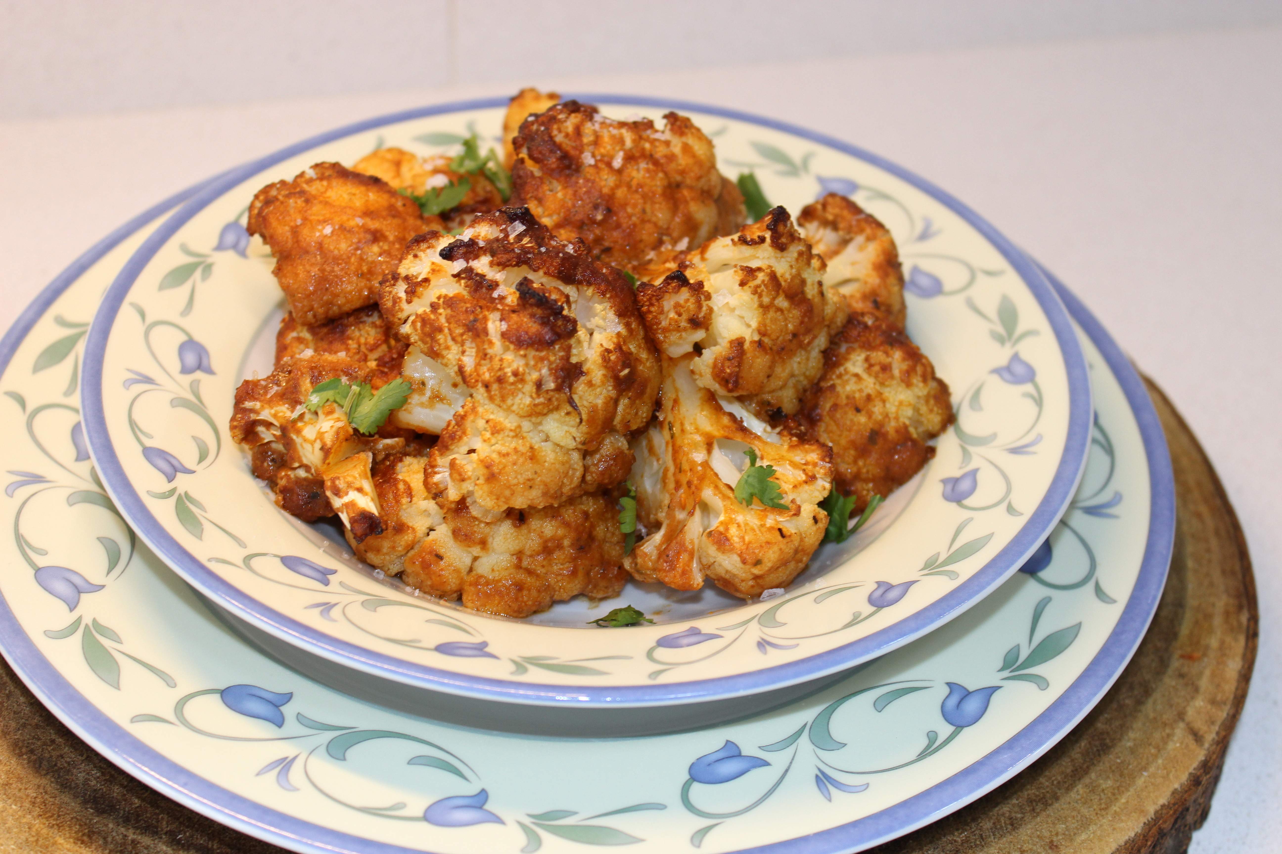 coliflor en adob al forn