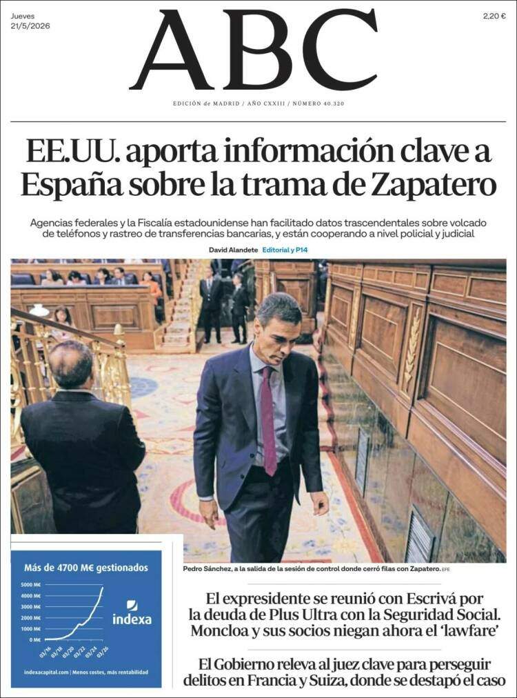 'ABC', 21 de mayo de 2026 'ABC', 21 de mayo de 2026