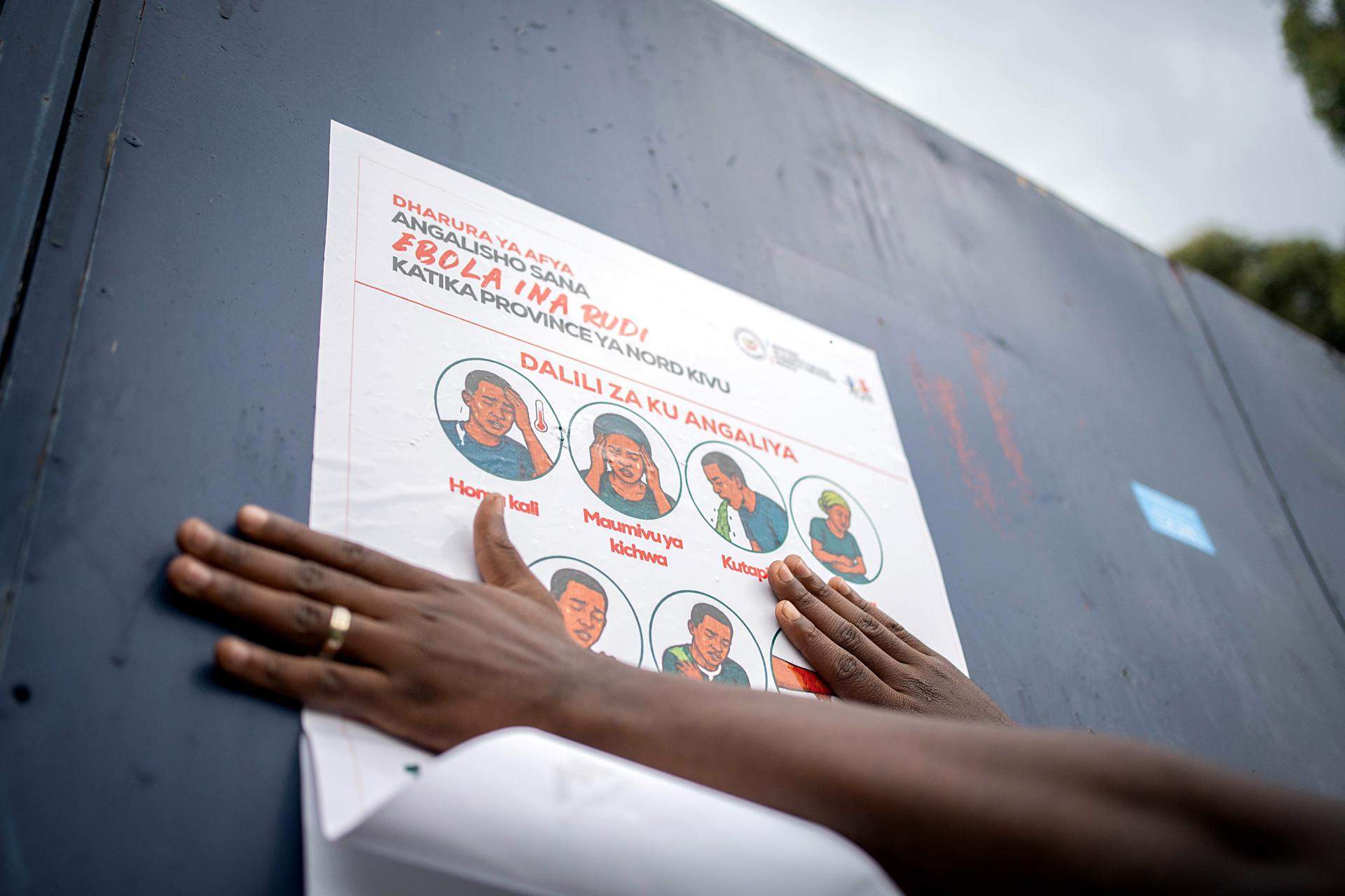 La epidemia de Ébola desborda el este del Congo con hospitales saturados y más de 130 muertos