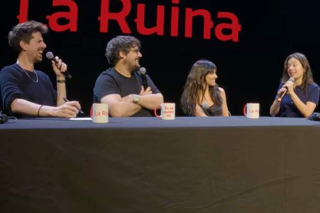 Anna Castillo, amb Macarena García, Tomàs Fuentes i Ignasi Taltavull a 'La Ruina' Anna Castillo, amb Macarena García, Tomàs Fuentes i Ignasi Taltavull a 'La Ruina'