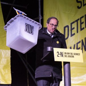 Catalan president: "Mr Sánchez, we withdraw our support for your government"