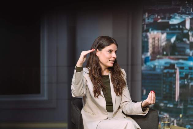 Mònica Sales, presidenta del grup parlamentari de Junts / Marc Font Mònica Sales, presidenta del grup parlamentari de Junts / Marc Font