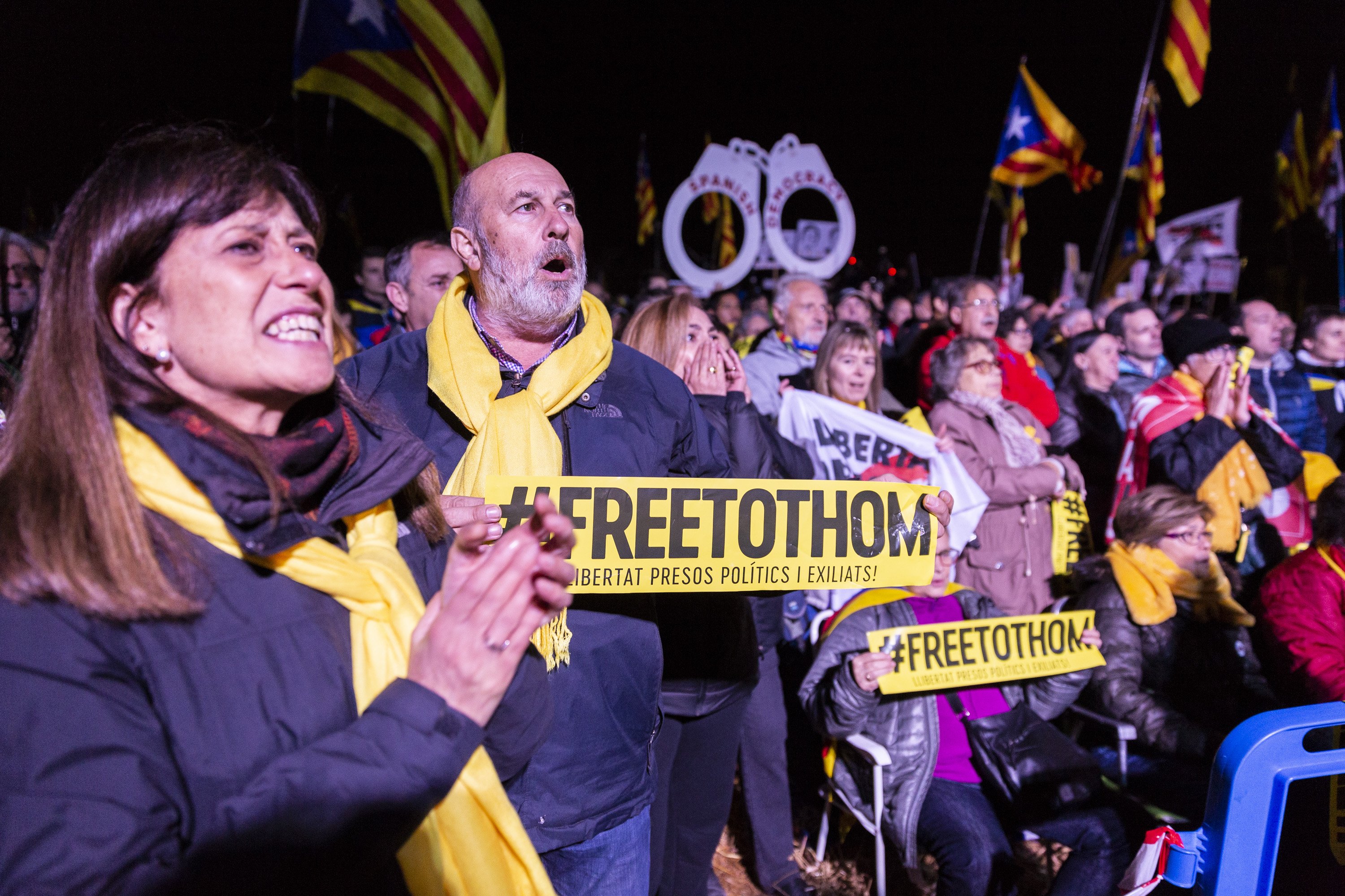 ANC calls protests for Catalan prisoners' transfer to Madrid