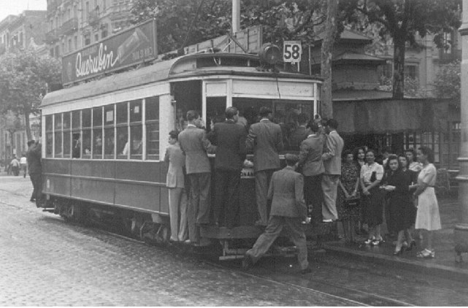 El règim franquista declara la guerra als usuaris de tramvia sense bitllet
