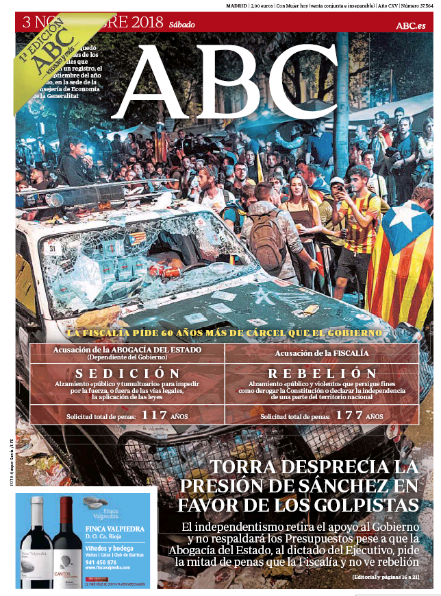 Las duras peticiones de prisión no satisfacen los diarios de Madrid