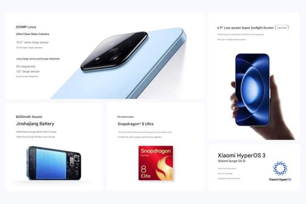 Especificaciones del Xiaomi 17 Max Especificaciones del Xiaomi 17 Max