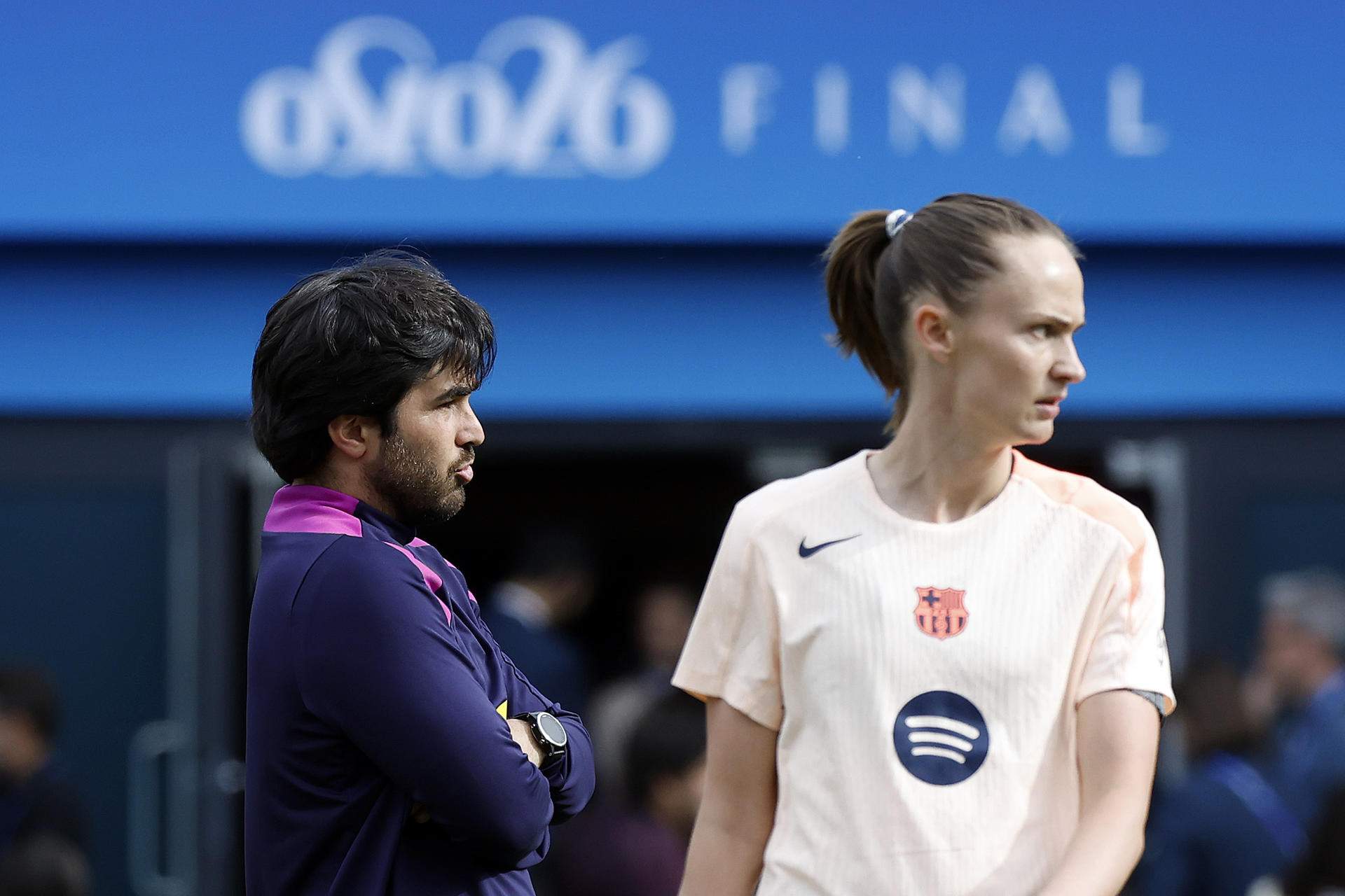 Romeu, Alexia y Graham Hansen alzan la voz antes de la final de Champions contra el Lyon