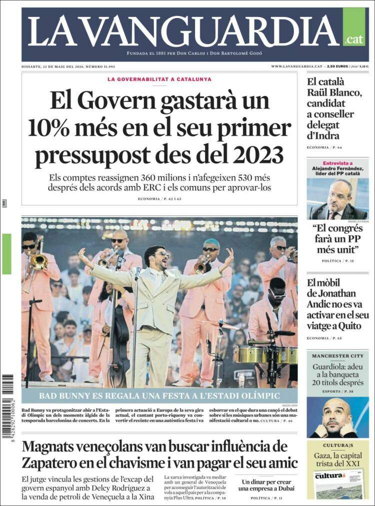 'La Vanguardia' 23 'La Vanguardia' 23