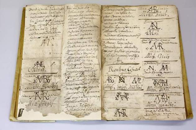 Manuscrit de Larrazaga (circa 1566). Font Diputació Foral d'Àlaba Manuscrit de Larrazaga (circa 1566). Font Diputació Foral d'Àlaba