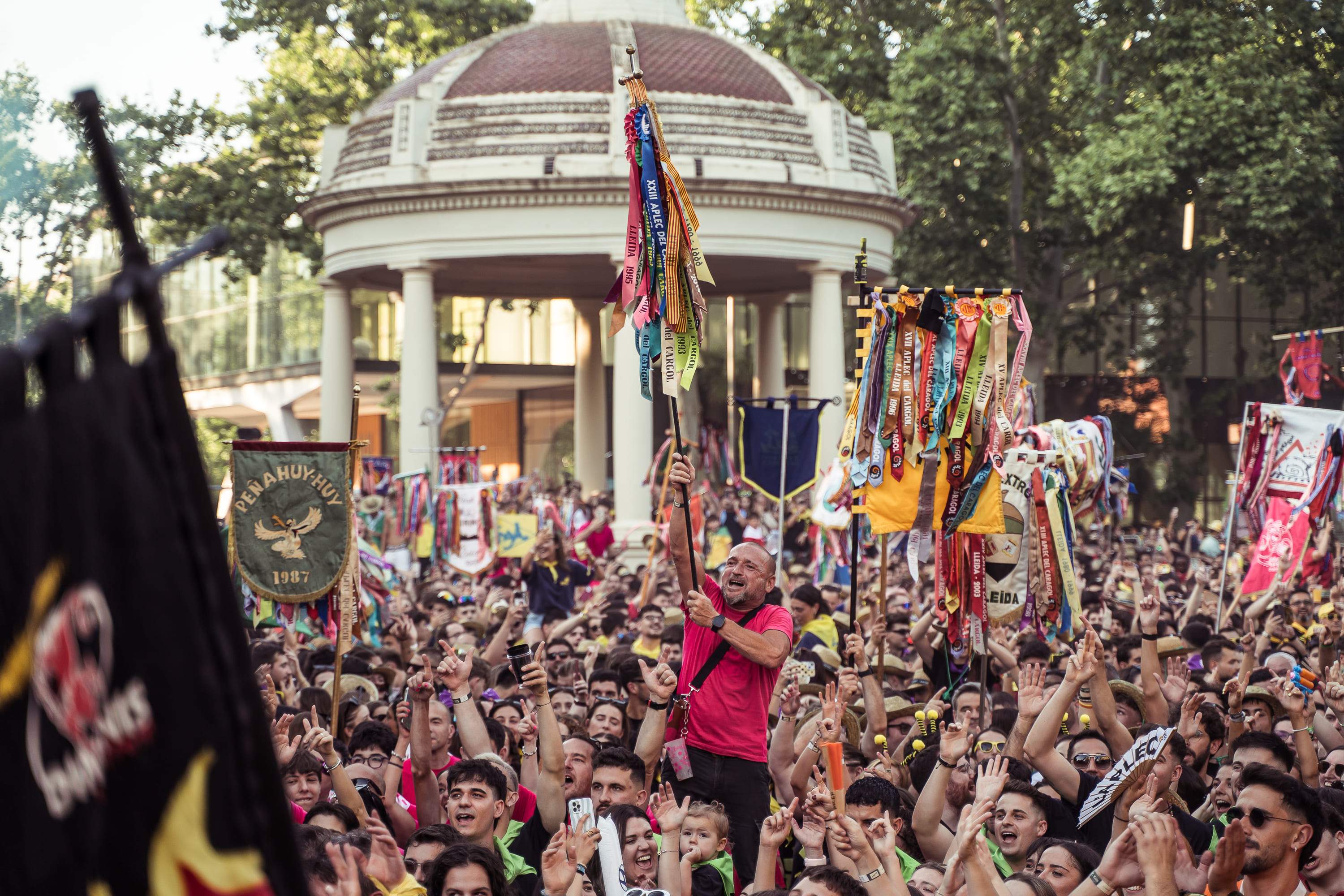 Participació massiva, ambient festiu i calor d’estiu en el dia gran de l’Aplec del Caragol de Lleida