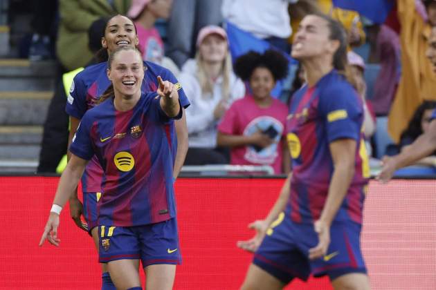 Barça Lyon Champions femenina Pajor / Foto: EFE Barça Lyon Champions femenina Pajor / Foto: EFE