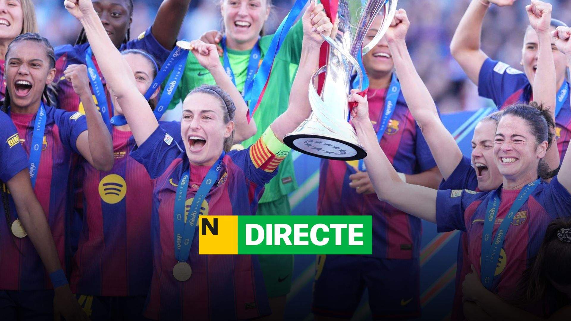 El Barça celebra la Champions femenina, DIRECTO | Última hora de la fiesta blaugrana