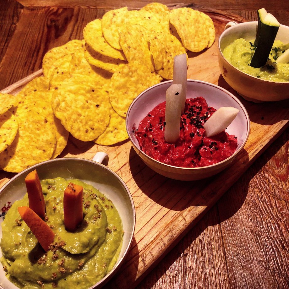 Trio de guacamoles