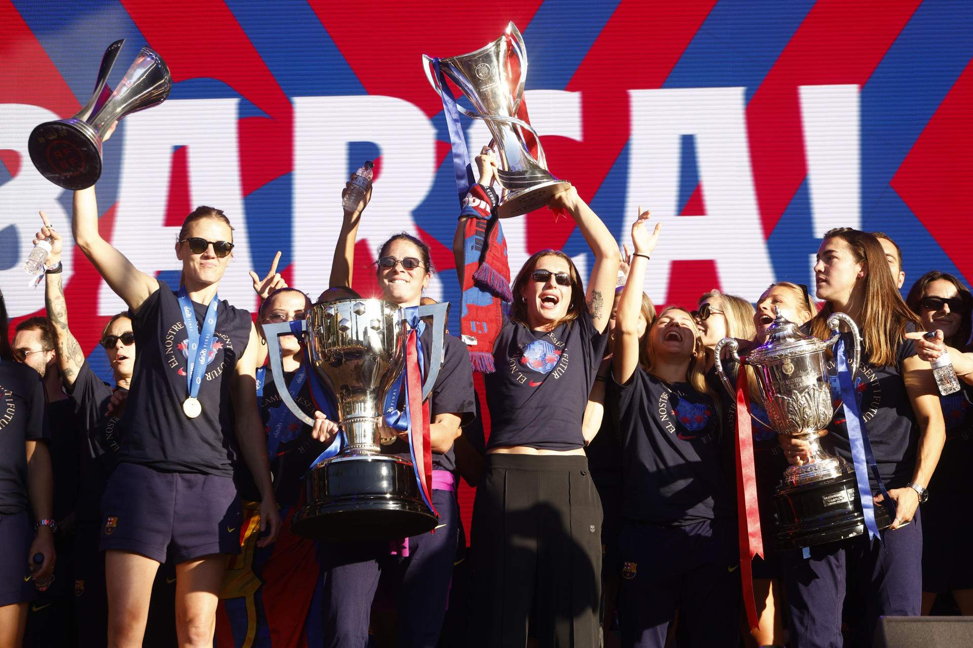 Barça femenino celebración / Foto: EFE