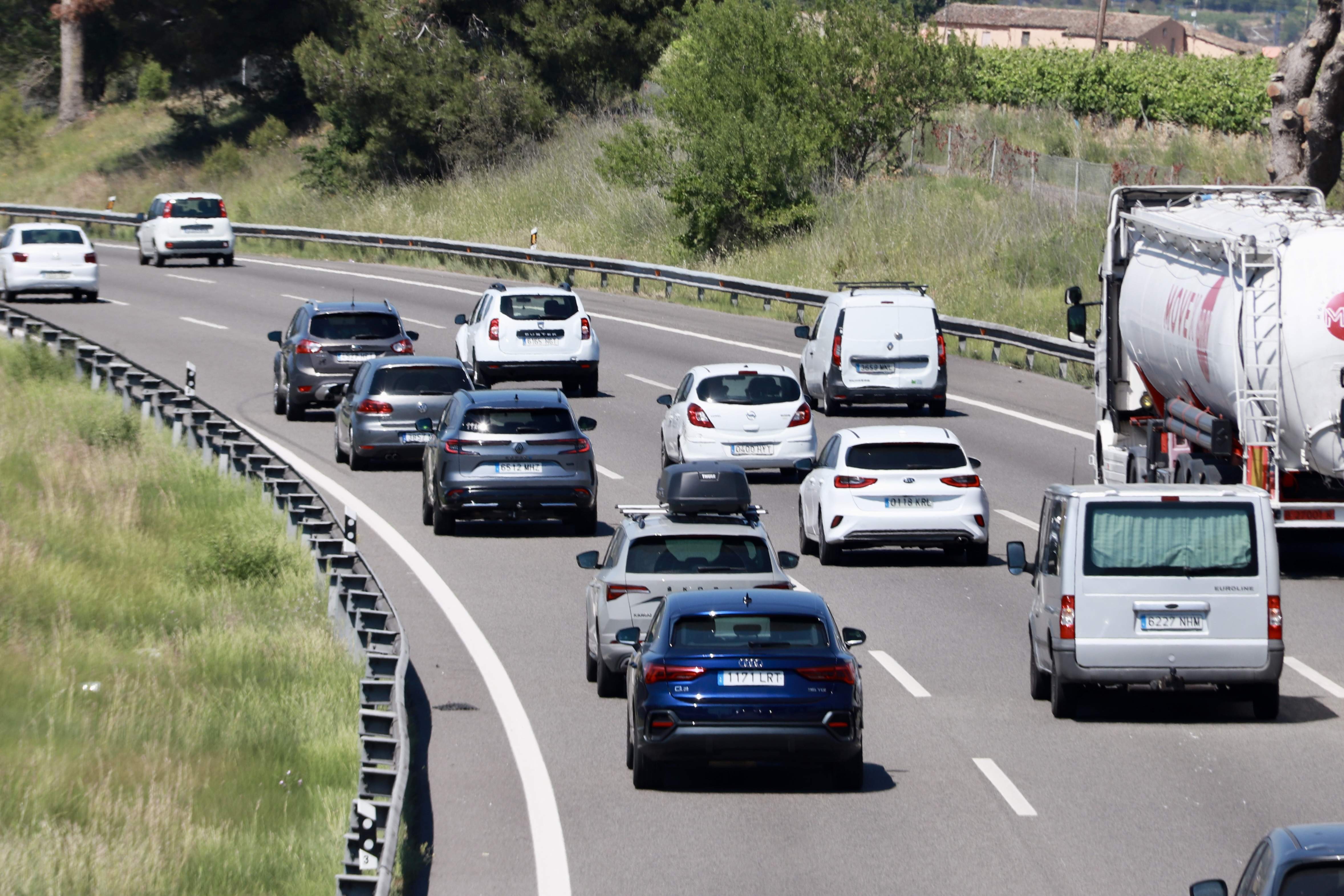 Operació tornada: retencions a l'A-2 i l'AP-7 mentre el 57% dels vehicles previstos ja són a Barcelona