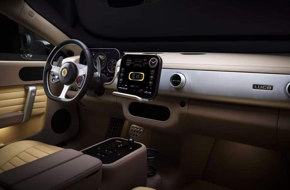 Així llueix l'interior del Ferrari Luce Així llueix l'interior del Ferrari Luce