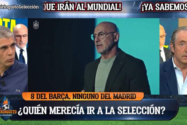 Indignación madridista en 'El Chiringuito' con la lista de la selección española MEGA2