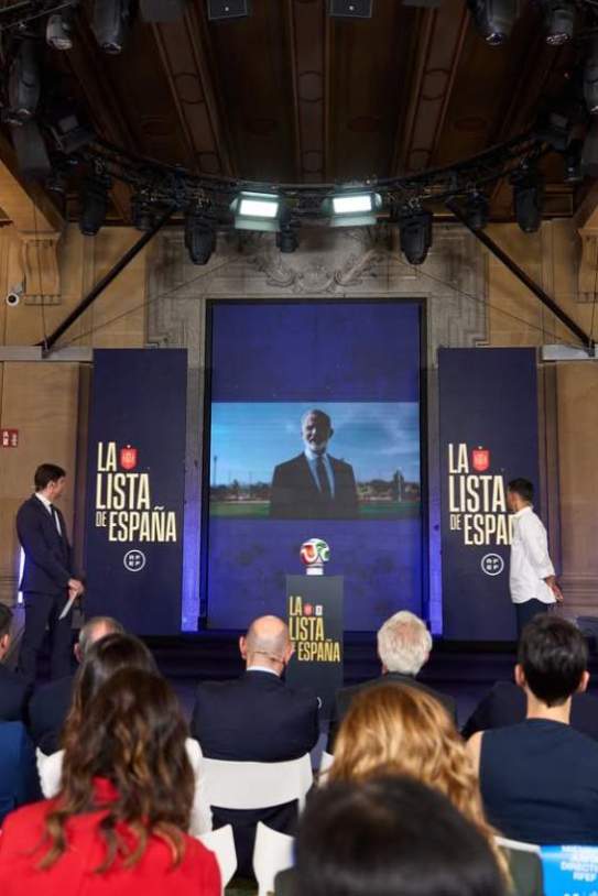 Felipe, en el vídeo promocional con los elegidos de la selección española IG Felipe, en el vídeo promocional con los elegidos de la selección española IG