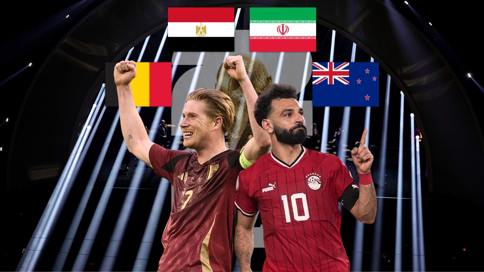 Grup G del Mundial 2026: Bèlgica i Egipte, futbolísticament superiors a l'Iran i Nova Zelanda