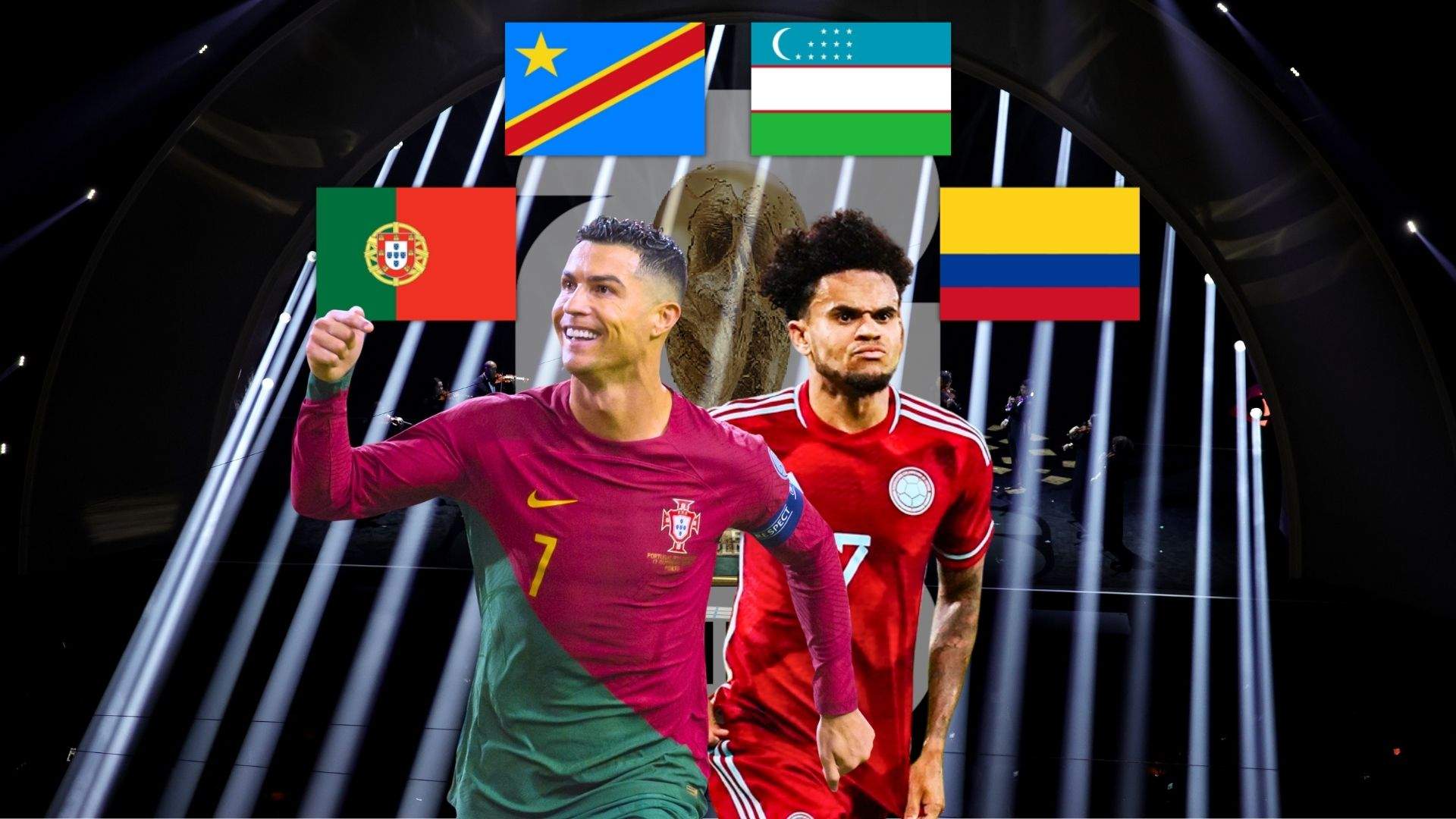 Grupo K del Mundial 2026: Portugal y Colombia, preparados para brillar contra Uzbekistán y Congo