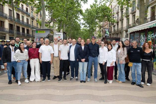 Foto de família del Tast a la Rambla 2026. / Foto: Cedida Foto de família del Tast a la Rambla 2026. / Foto: Cedida