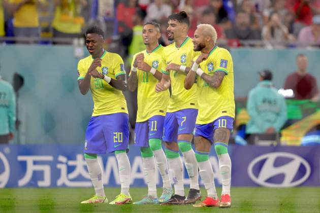 Vinícius Raphinha Lucas Paquetá Neymar Brasil / Foto: Europa Press Vinícius Raphinha Lucas Paquetá Neymar Brasil / Foto: Europa Press