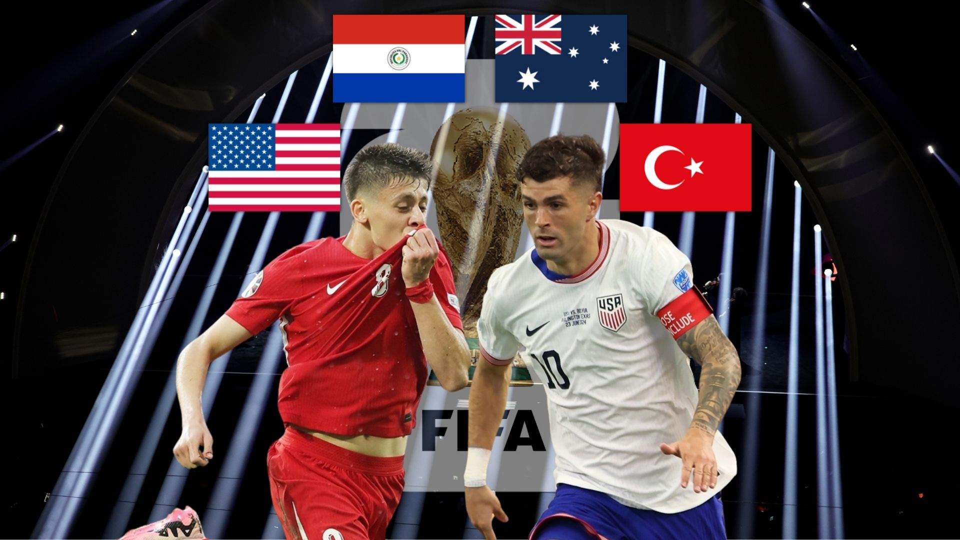 Grup D del Mundial 2026: Estats Units i Turquia, favorits contra Paraguai i Austràlia